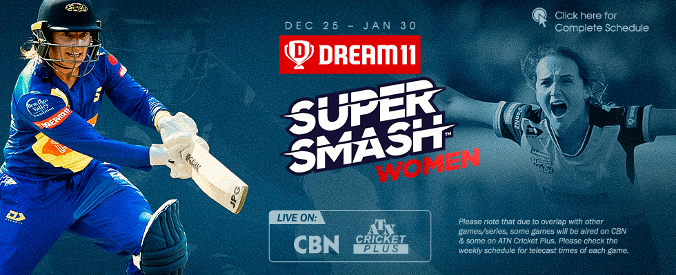 dream 11 super smash t20 women 2025 26 atn cricket plus