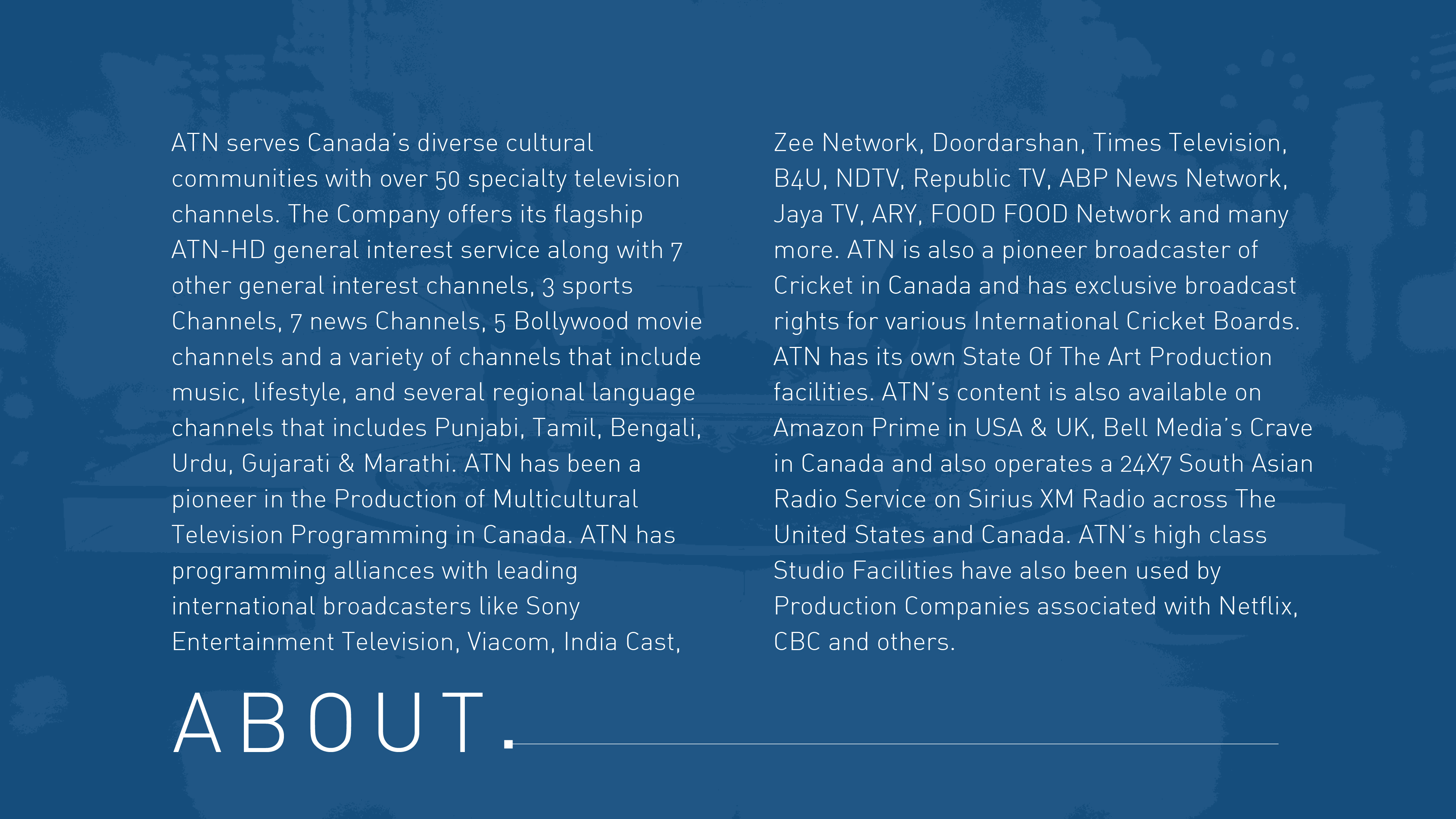 ATN Studio Facilities